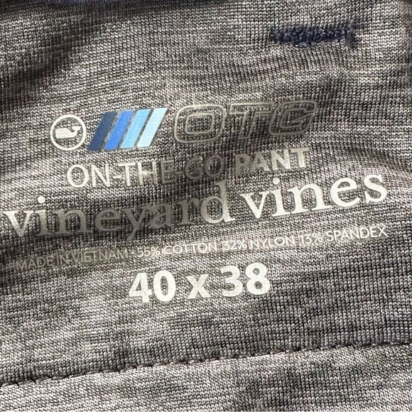 Vineyard Vines On-The Go Navy Athleisure Performance Pants in Size 40W x 38L - Picture 3 of 8